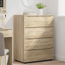 Opbevaringsskabe Sonoma eg 80 x 48 x 105 cm Konstrueret træ