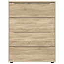 Opbevaringsskabe Sonoma eg 80 x 48 x 105 cm Konstrueret træ