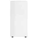 Opbevaringsskabe Høj gloss hvid 80 x 48 x 105 cm