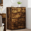 Opbevaringsskabe Røget eg 80 x 48 x 105 cm Konstrueret træ