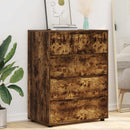 Opbevaringsskabe Røget eg 80 x 48 x 105 cm Konstrueret træ