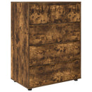Opbevaringsskabe Røget eg 80 x 48 x 105 cm Konstrueret træ