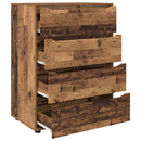 Opbevaringsskabe Gammelt træ 80 x 48 x 105 cm Konstrueret træ