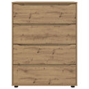 Opbevaringsskabe 80 x 48 x 105 cm Konstrueret træ