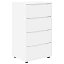 Opbevaringsskabe Hvid 60 x 48 x 105 cm Konstrueret træ