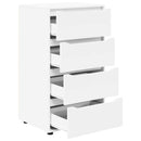 Opbevaringsskabe Hvid 60 x 48 x 105 cm Konstrueret træ