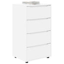 Opbevaringsskabe Hvid 60 x 48 x 105 cm Konstrueret træ