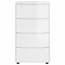 Opbevaringsskabe Høj gloss hvid 60 x 48 x 105 cm