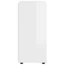 Opbevaringsskabe Høj gloss hvid 60 x 48 x 105 cm