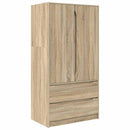 Garderobeskab Sonoma eg 79,5 x 49 x 156 cm Konstrueret træ