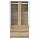 Garderobeskab Sonoma eg 79,5 x 49 x 156 cm Konstrueret træ