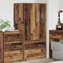 Garderobeskab Gammelt træ 79,5 x 49 x 156 cm Konstrueret træ