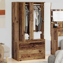 Garderobeskab Gammelt træ 79,5 x 49 x 156 cm Konstrueret træ