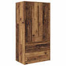 Garderobeskab Gammelt træ 79,5 x 49 x 156 cm Konstrueret træ