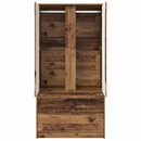 Garderobeskab Gammelt træ 79,5 x 49 x 156 cm Konstrueret træ