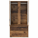 Garderobeskab Gammelt træ 79,5 x 49 x 156 cm Konstrueret træ