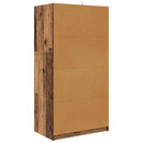 Garderobeskab Gammelt træ 79,5 x 49 x 156 cm Konstrueret træ