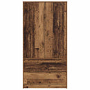 Garderobeskab Gammelt træ 79,5 x 49 x 156 cm Konstrueret træ