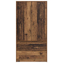 Garderobeskab Gammelt træ 79,5 x 49 x 156 cm Konstrueret træ