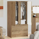 Garderobeskab Artisan Eg 79,5 x 49 x 156 cm Konstrueret træ
