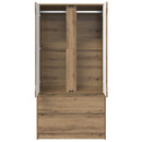 Garderobeskab Artisan Eg 79,5 x 49 x 156 cm Konstrueret træ