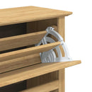 Skostativ BODO Honningbrun 80 x 35 x 118 cm Konstrueret træ