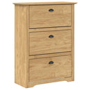Skostativ BODO Honningbrun 80 x 35 x 118 cm Konstrueret træ
