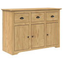 Sideboard BODO Honningbrun 115,5 x 44 x 80 cm Konstrueret træ