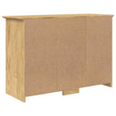 Sideboard BODO Honningbrun 115,5 x 44 x 80 cm Konstrueret træ