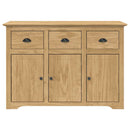 Sideboard BODO Honningbrun 115,5 x 44 x 80 cm Konstrueret træ