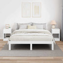 Endebord 2 pcs Hvid 30,5 x 30 x 45 cm Konstrueret træ
