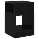 Endebord Sort eg 30,5 x 30 x 45 cm Konstrueret træ