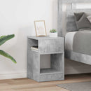 Endebord 2 stk. Beton Grå 30,5 x 30 x 45 cm Konstrueret træ
