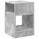 Endebord 2 stk. Beton Grå 30,5 x 30 x 45 cm Konstrueret træ