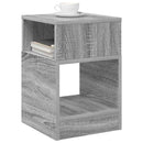 Endebord 2 pcs Grå Sonoma 30,5 x 30 x 45 cm Konstrueret træ