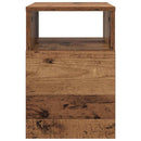 Endebord 2 stk. Gammelt træ 30,5 x 30 x 45 cm Konstrueret træ