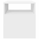 Endebord Hvid 40,5 x 40 x 45 cm Konstrueret træ