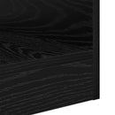 Endebord 2 pcs Sort eg 40,5 x 40 x 45 cm Konstrueret træ