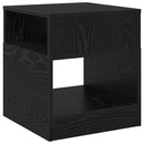 Endebord 2 pcs Sort eg 40,5 x 40 x 45 cm Konstrueret træ