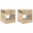 Endebord 2 pcs Sonoma eg 40,5 x 40 x 45 cm Konstrueret træ