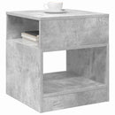 Endebord Beton Grå 40,5 x 40 x 45 cm Konstrueret træ
