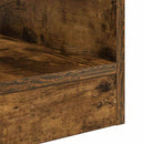 Endebord 2 pcs Røget eg 40,5 x 40 x 45 cm Konstrueret træ