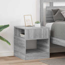 Endebord 2 pcs Grå Sonoma 40,5 x 40 x 45 cm Konstrueret træ