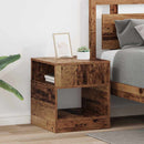 Endebord 2 stk. Gammelt træ 40,5 x 40 x 45 cm Konstrueret træ