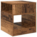 Endebord 2 stk. Gammelt træ 40,5 x 40 x 45 cm Konstrueret træ