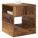 Endebord 2 stk. Gammelt træ 40,5 x 40 x 45 cm Konstrueret træ