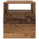 Endebord 2 stk. Gammelt træ 40,5 x 40 x 45 cm Konstrueret træ