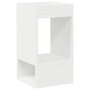 Endebord Hvid 30 x 30 x 56 cm Konstrueret træ