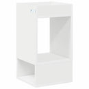 Endebord Hvid 30 x 30 x 56 cm Konstrueret træ