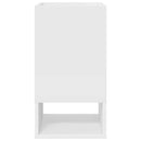 Endebord Hvid 30 x 30 x 56 cm Konstrueret træ
